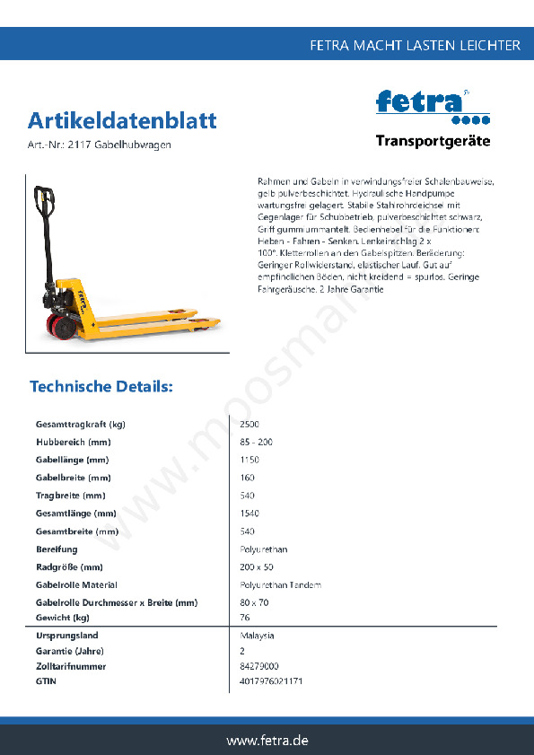 Download Datenblatt