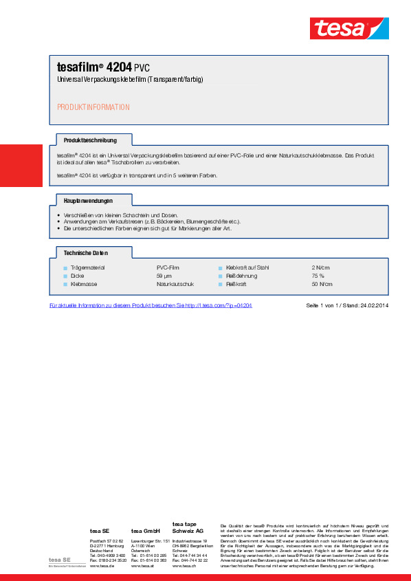 Download Datenblatt