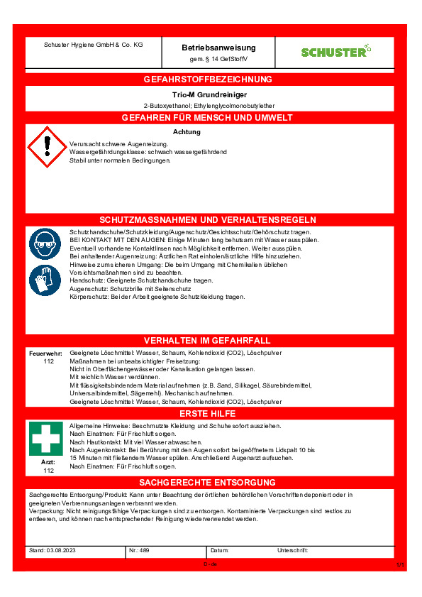 Download Betriebsanweisung