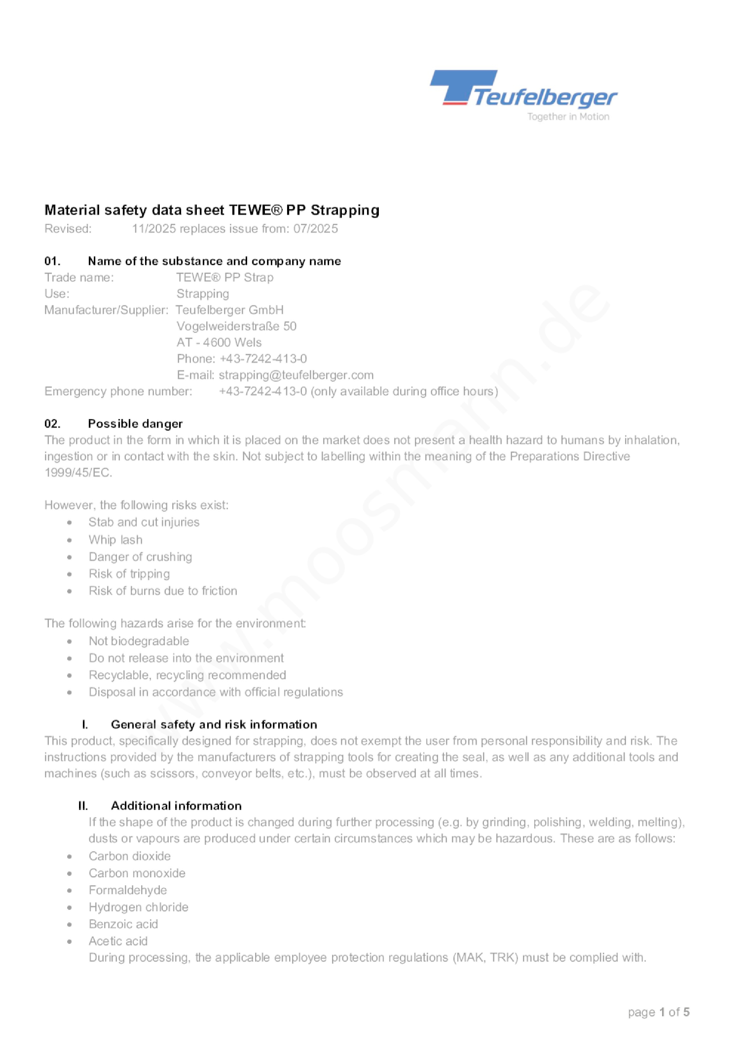 Download Sicherheitsdatenblatt