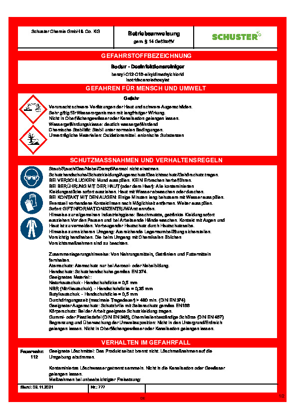 Download Betriebsanweisung