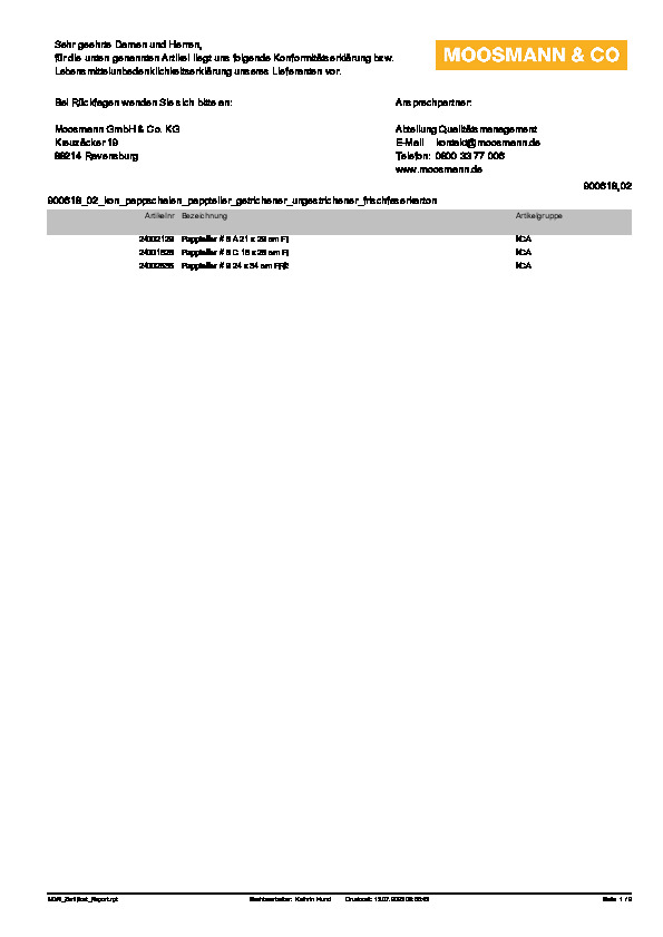 Download Konformitätserklärung