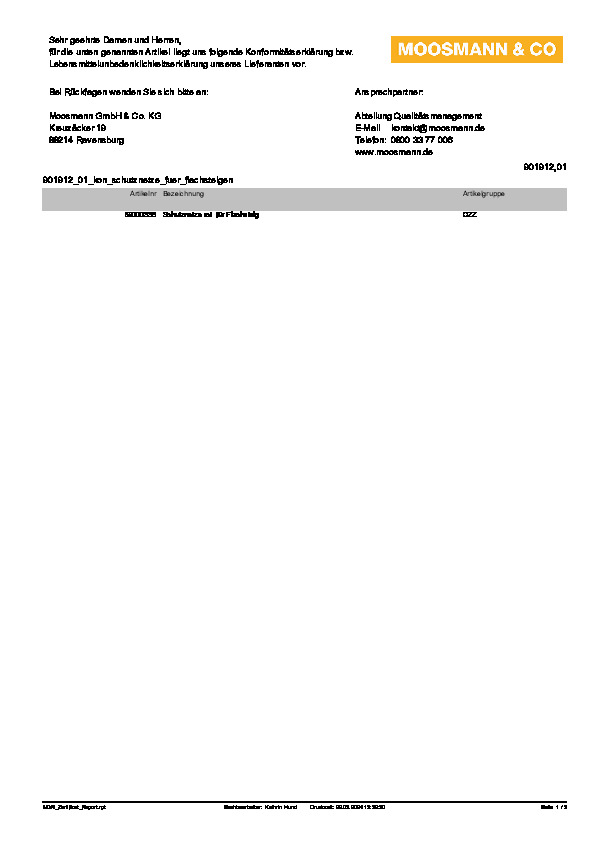 Download Konformitätserklärung