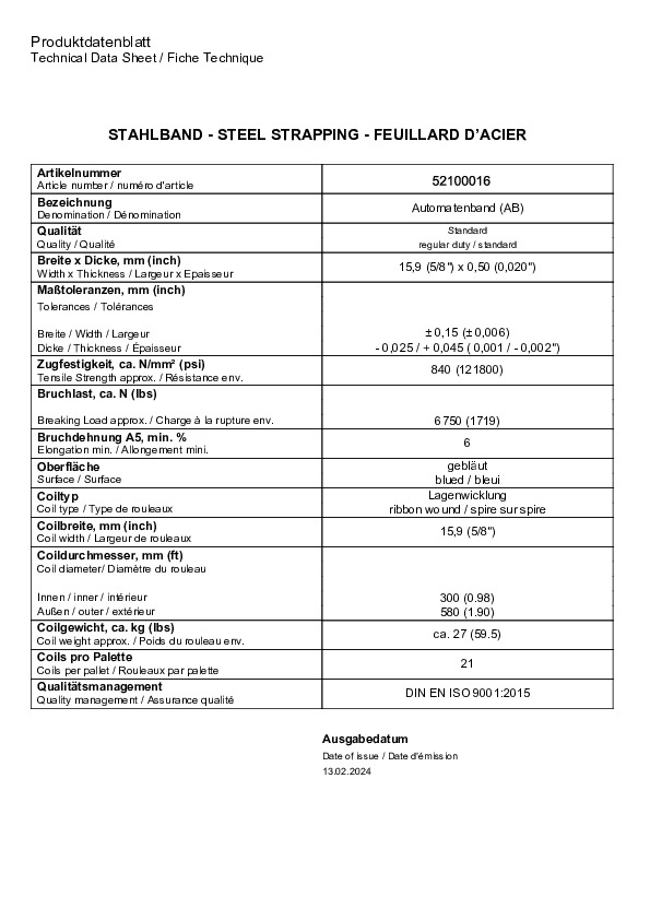 Download Datenblatt