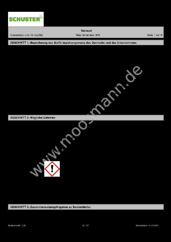 Download Sicherheitsdatenblatt