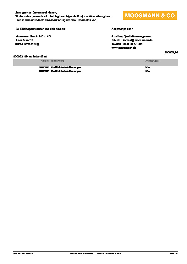 Download Konformitätserklärung