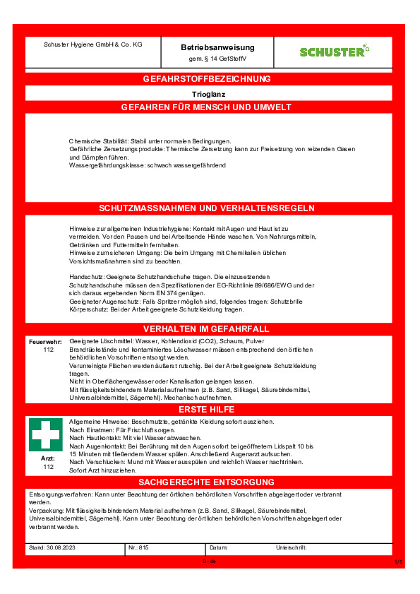 Download Betriebsanweisung