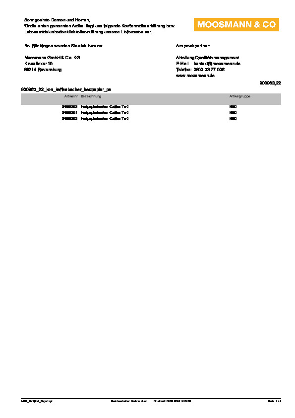 Download Konformitätserklärung