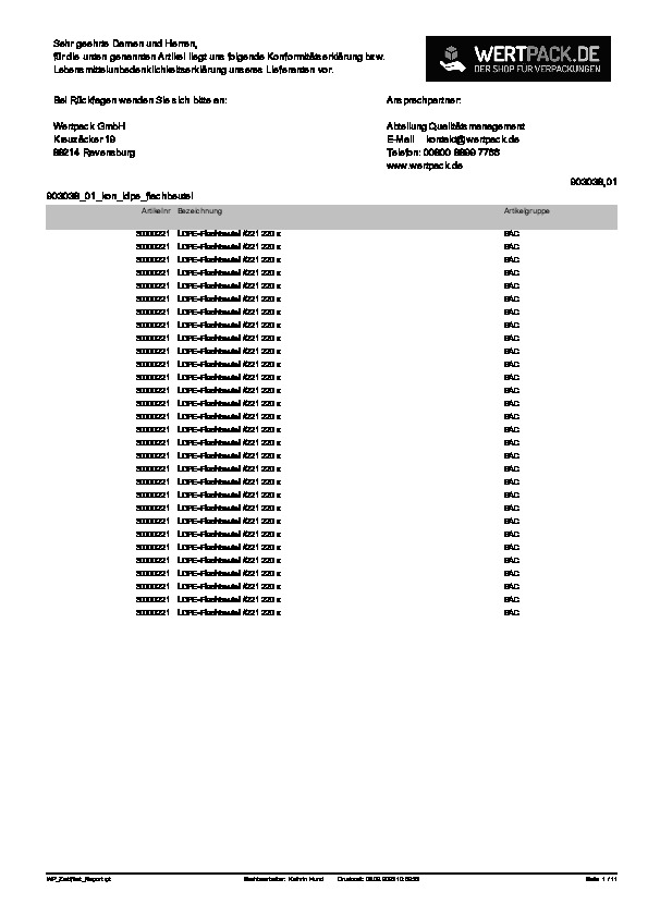 Download Konformitätserklärung