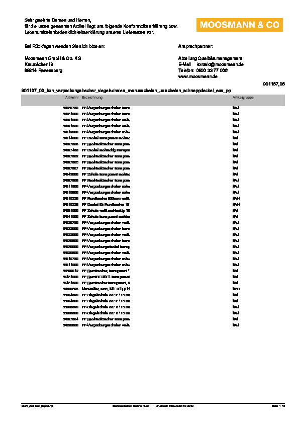 Download Konformitätserklärung