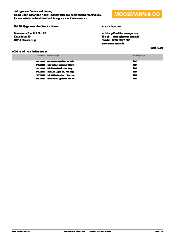 Download Konformitätserklärung