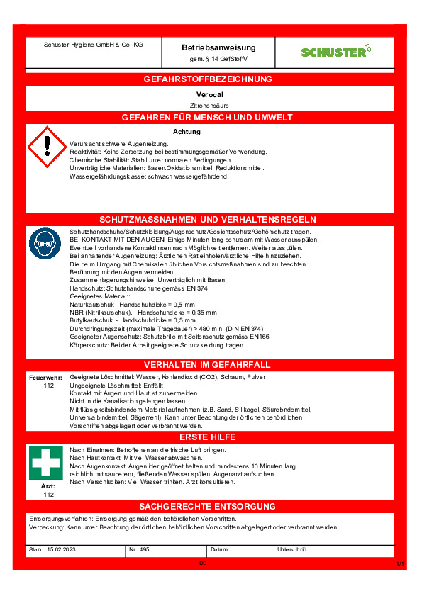 Download Betriebsanweisung