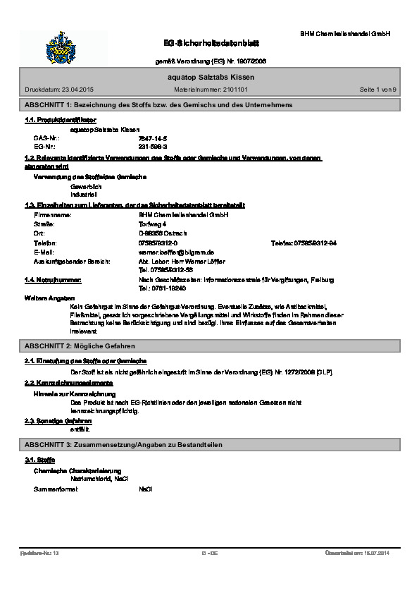 Download Sicherheitsdatenblatt