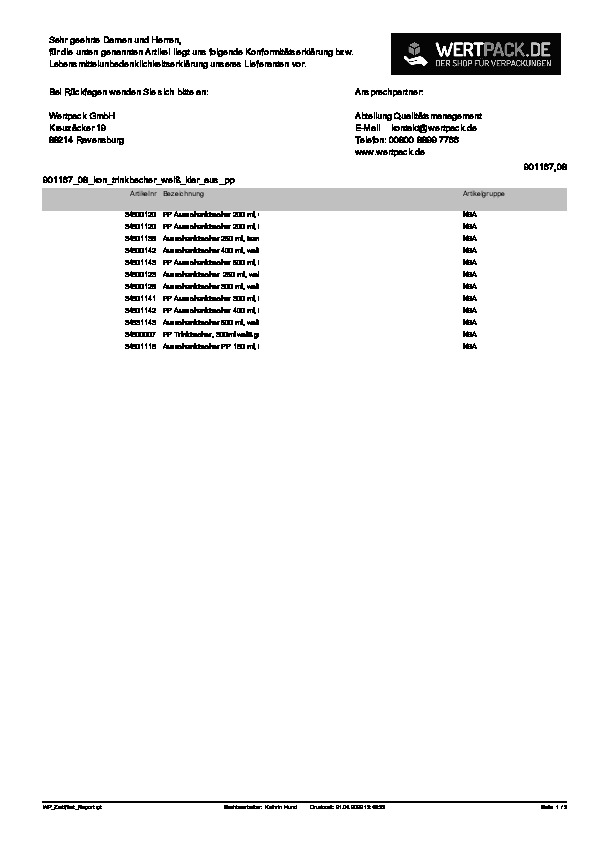 Download Konformitätserklärung