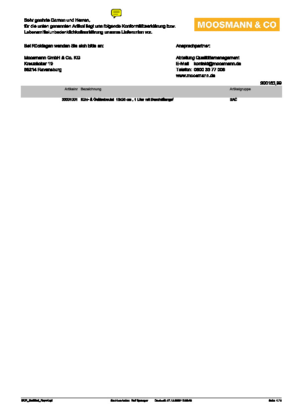Download Konformitätserklärung