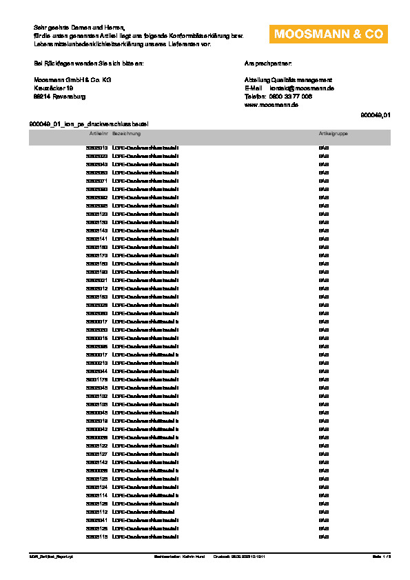 Download Konformitätserklärung