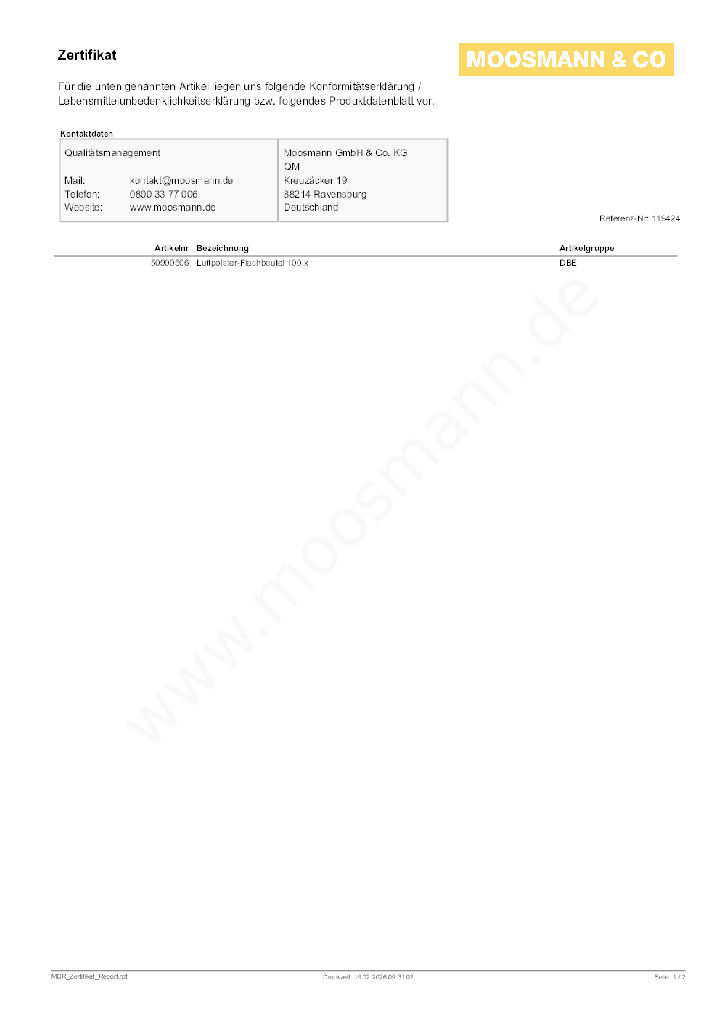 Download Datenblatt