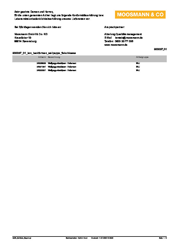 Download Konformitätserklärung
