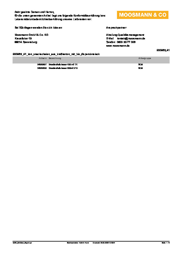 Download Konformitätserklärung