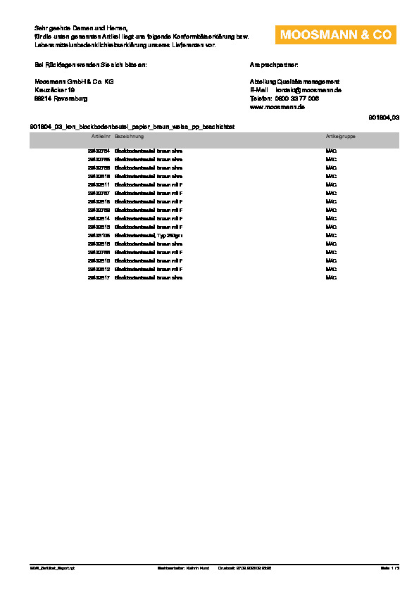 Download Konformitätserklärung