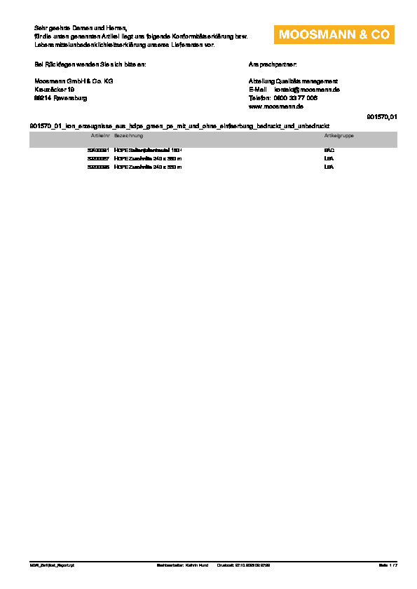 Download Konformitätserklärung