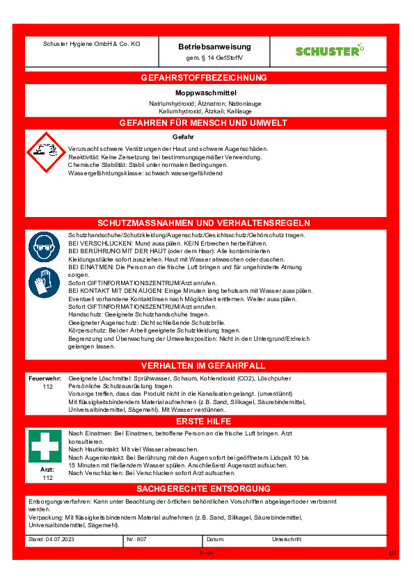 Download Betriebsanweisung