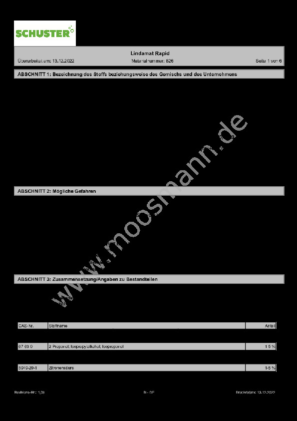 Download Sicherheitsdatenblatt