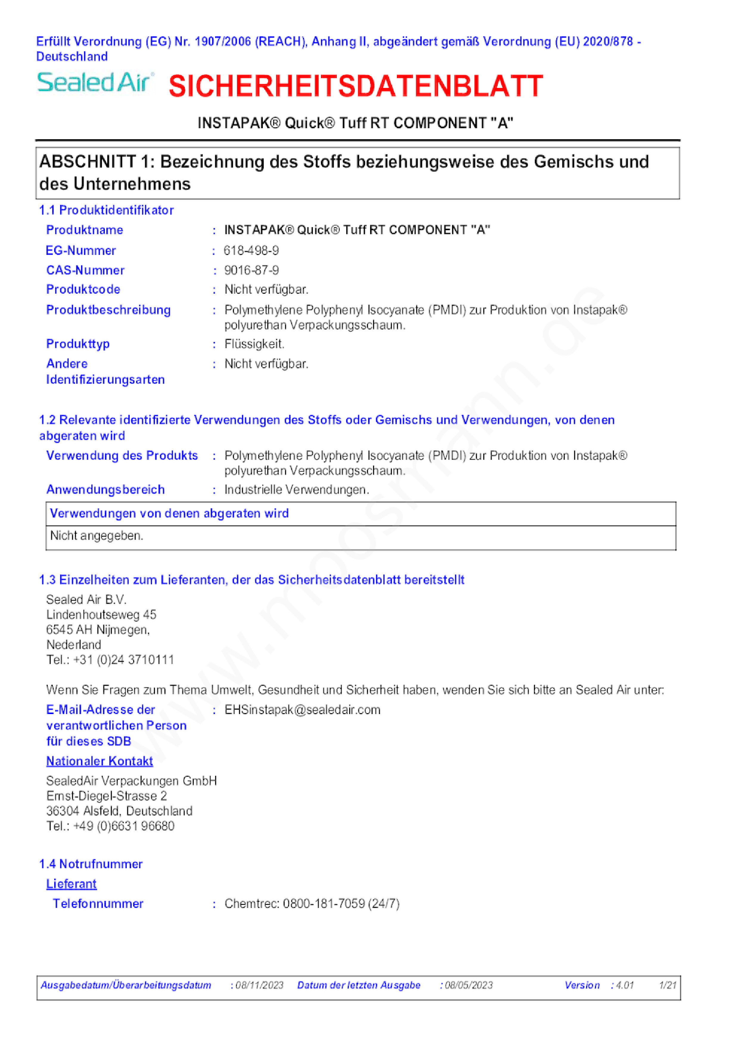 Download Sicherheitsdatenblatt