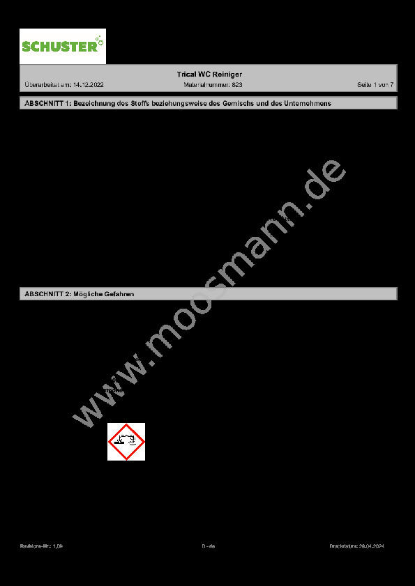 Download Sicherheitsdatenblatt