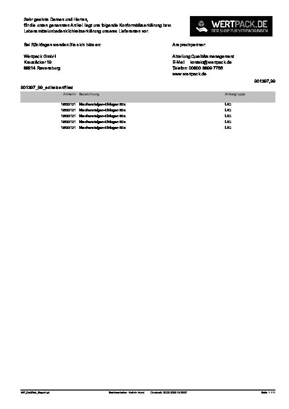 Download Konformitätserklärung