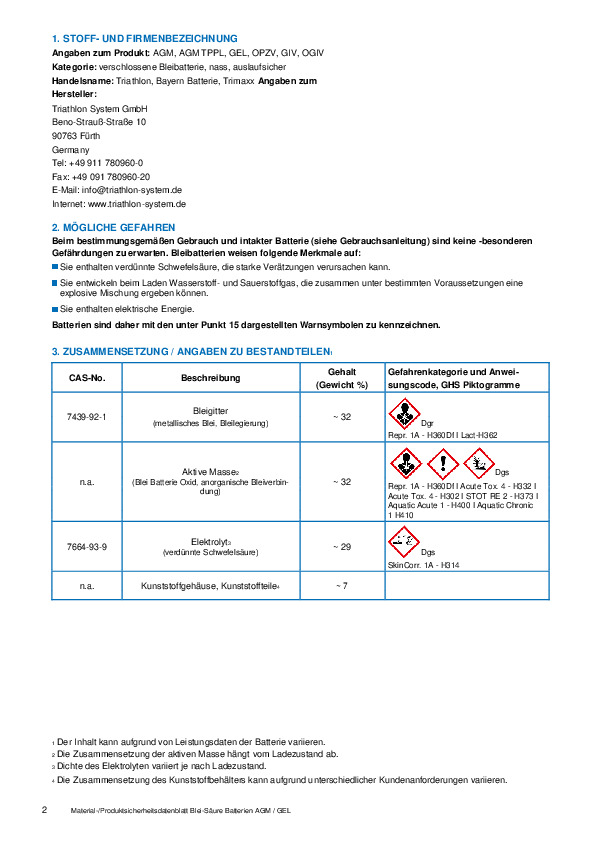 Download Sicherheitsdatenblatt