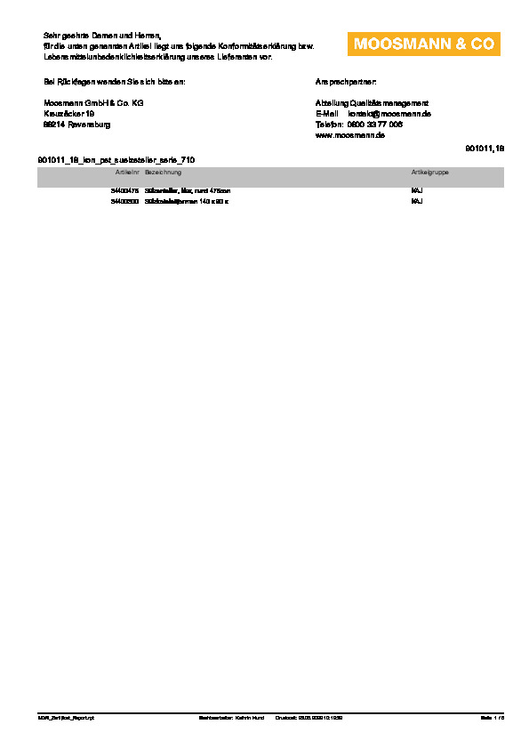 Download Konformitätserklärung