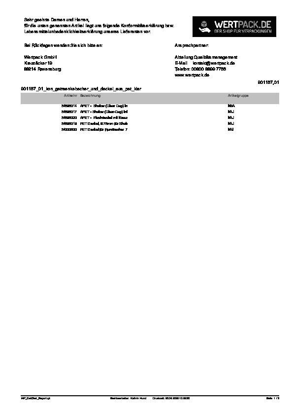 Download Konformitätserklärung