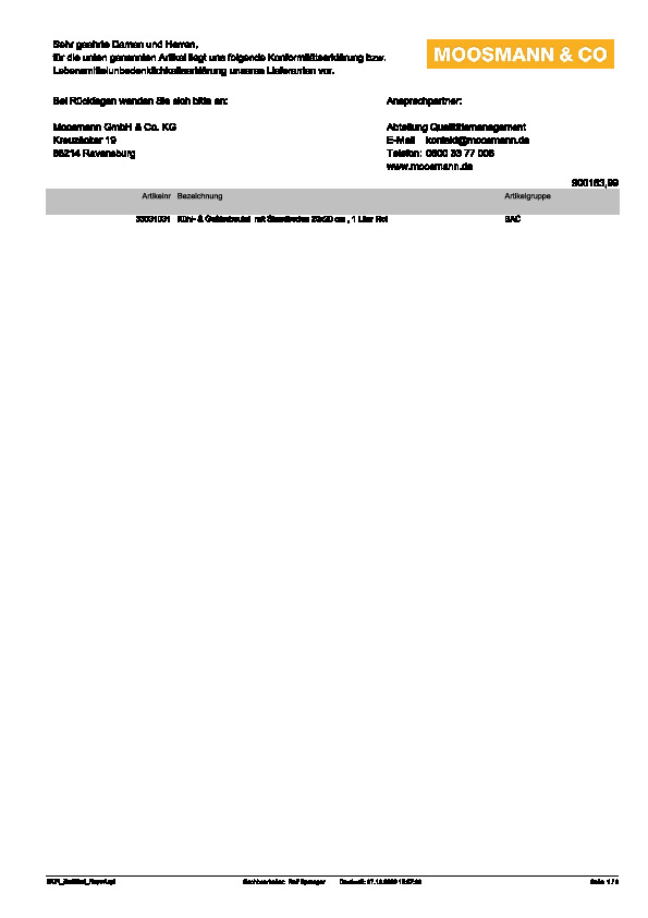 Download Konformitätserklärung