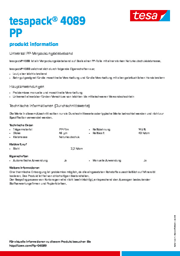 Download Datenblatt