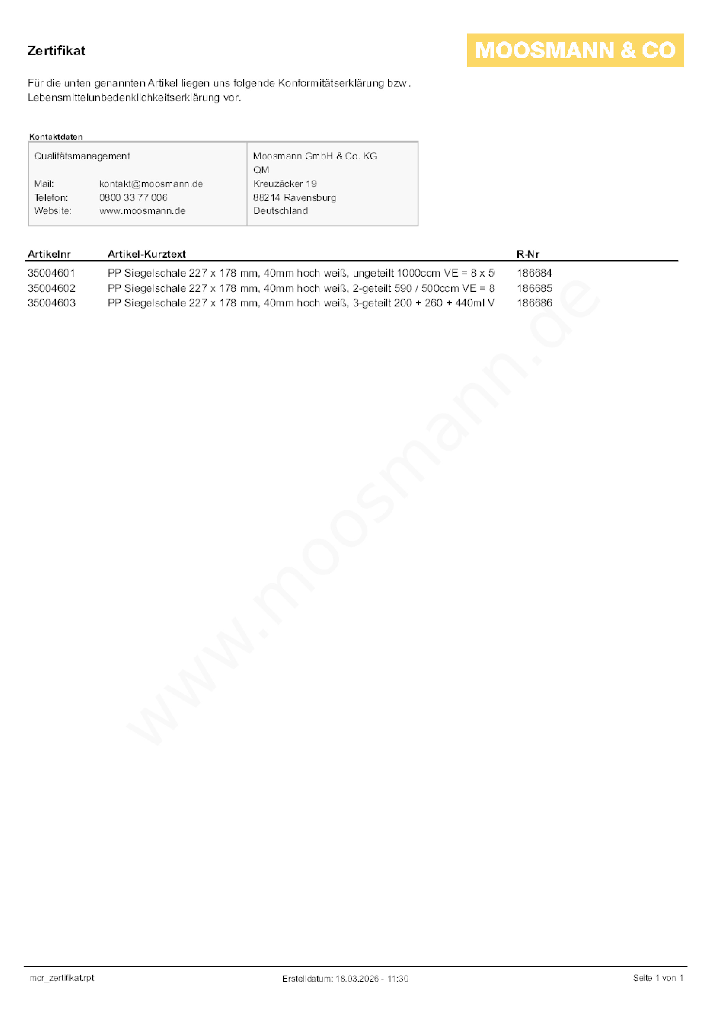 Download Konformitätserklärung