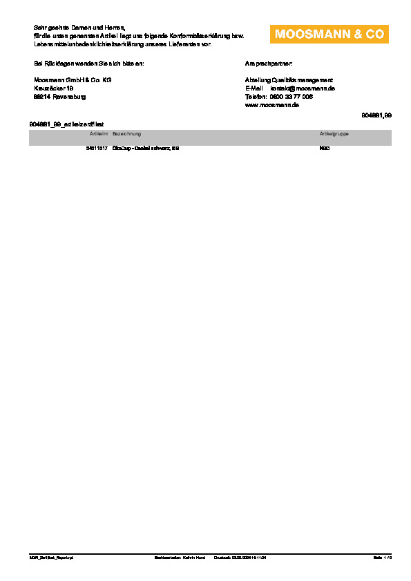 Download Konformitätserklärung