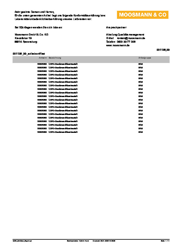 Download Konformitätserklärung