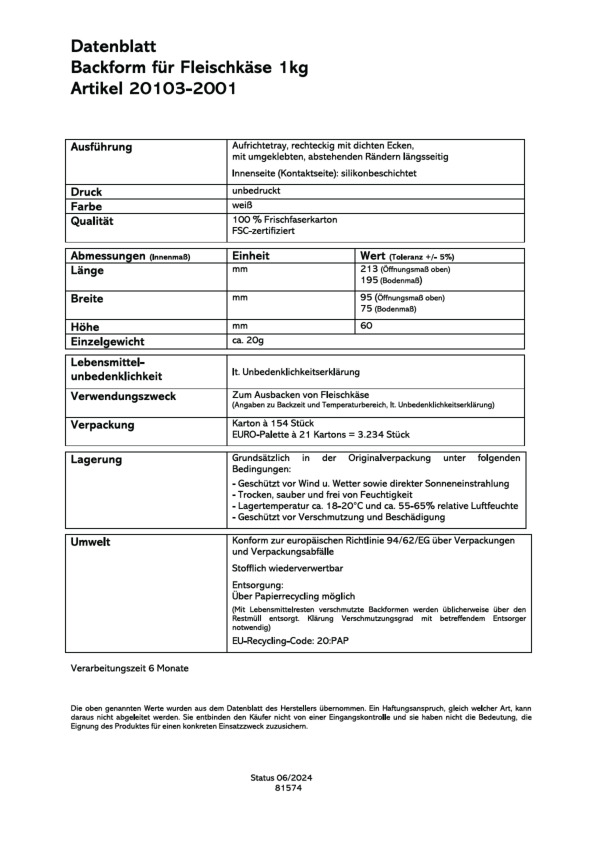 Download Datenblatt