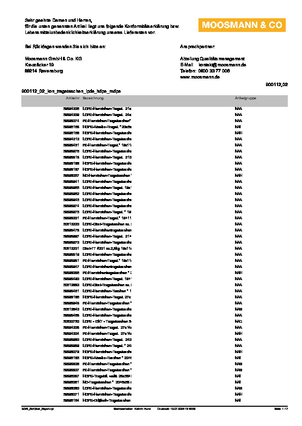 Download Konformitätserklärung