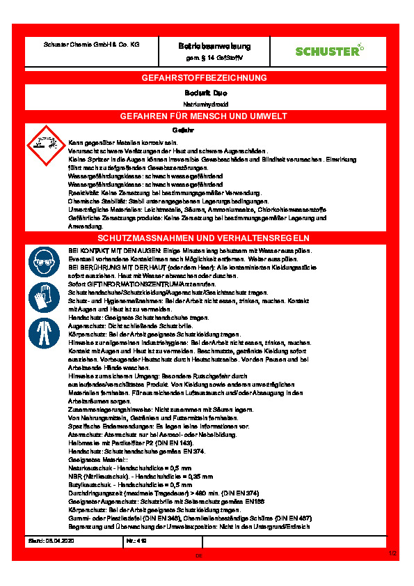 Download Betriebsanweisung