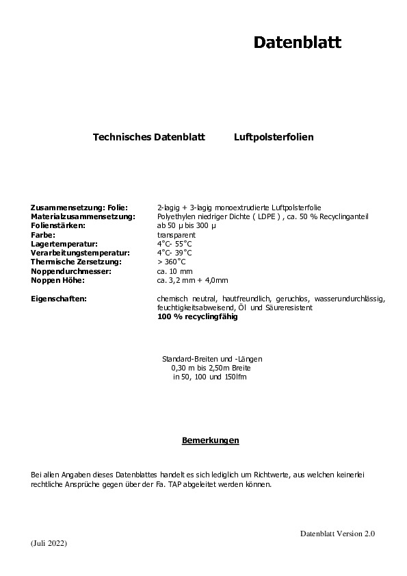 Download Datenblatt