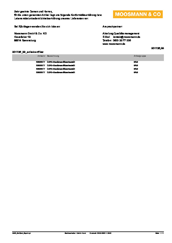 Download Konformitätserklärung