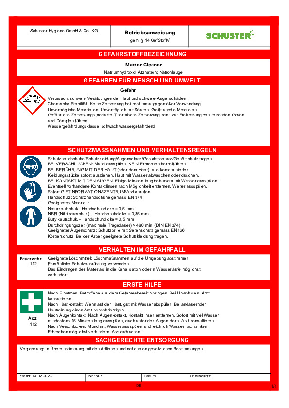 Download Betriebsanweisung