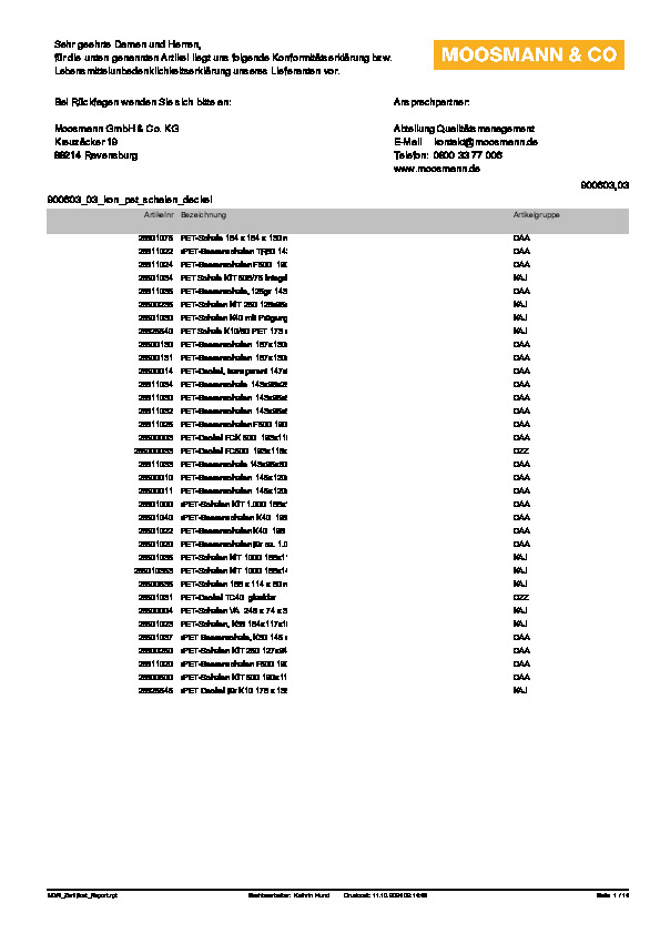 Download Konformitätserklärung