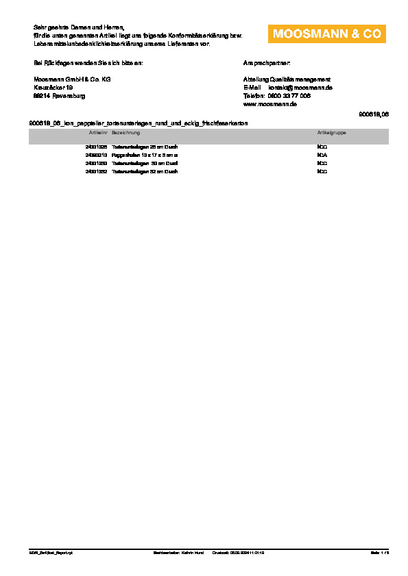 Download Konformitätserklärung