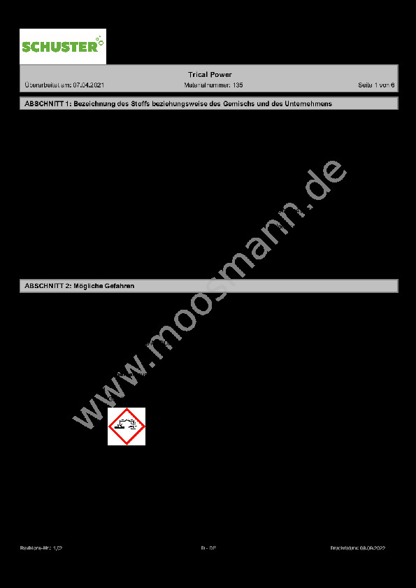 Download Sicherheitsdatenblatt