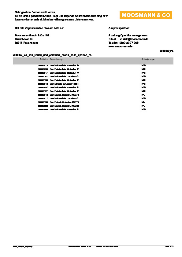 Download Konformitätserklärung