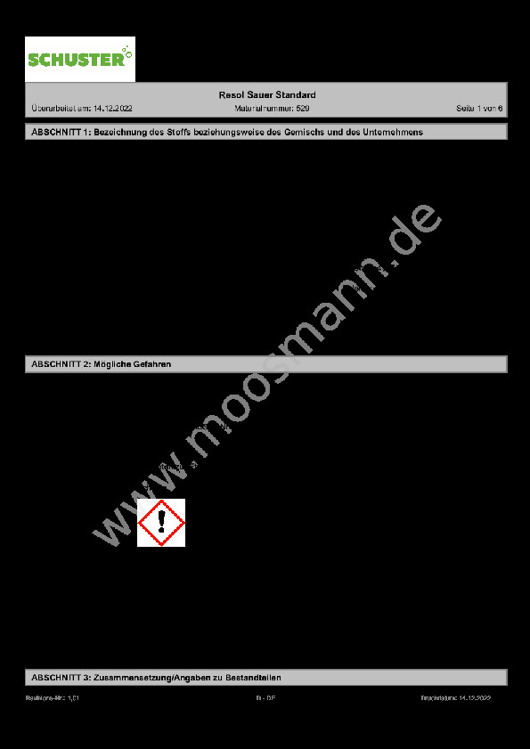 Download Sicherheitsdatenblatt