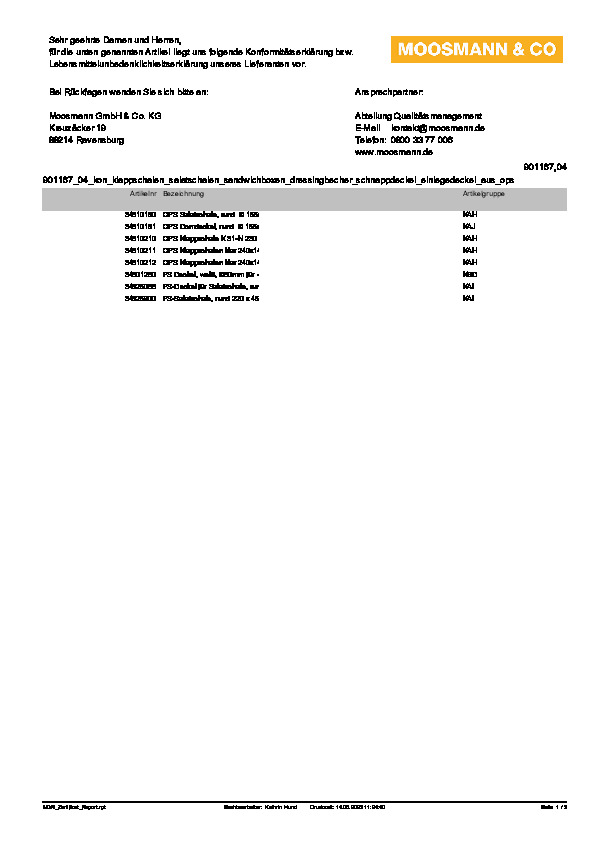 Download Konformitätserklärung